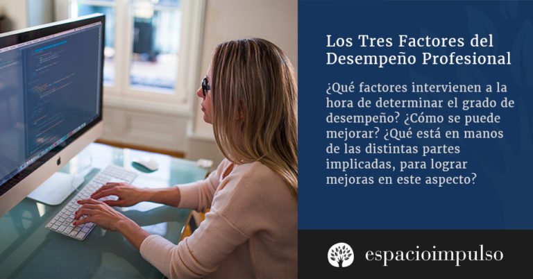 Articulo Espacio Impulso sobre desempeño profesional