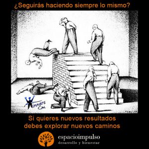 dejar de pensar mas de lo mismo